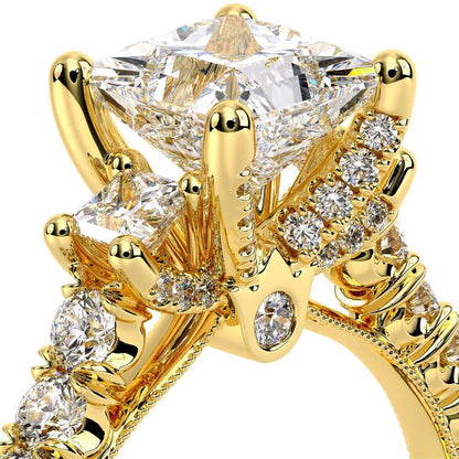 Verragio Three-Stone Princess Engagement Ring