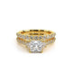 Verragio Three-Stone Princess Engagement Ring