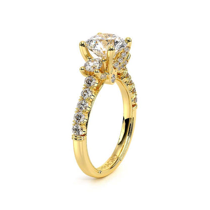 Verragio Three-Stone Round Engagement Ring