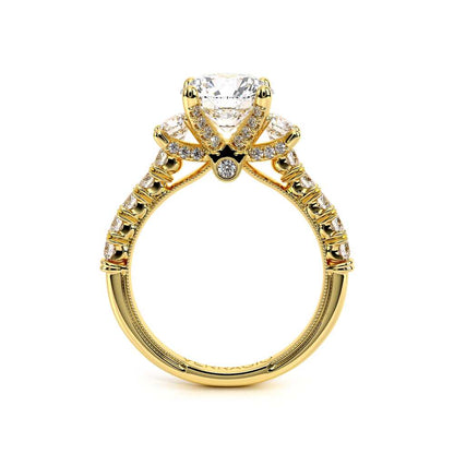 Verragio Three-Stone Round Engagement Ring