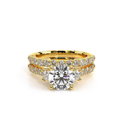 Verragio Three-Stone Round Engagement Ring