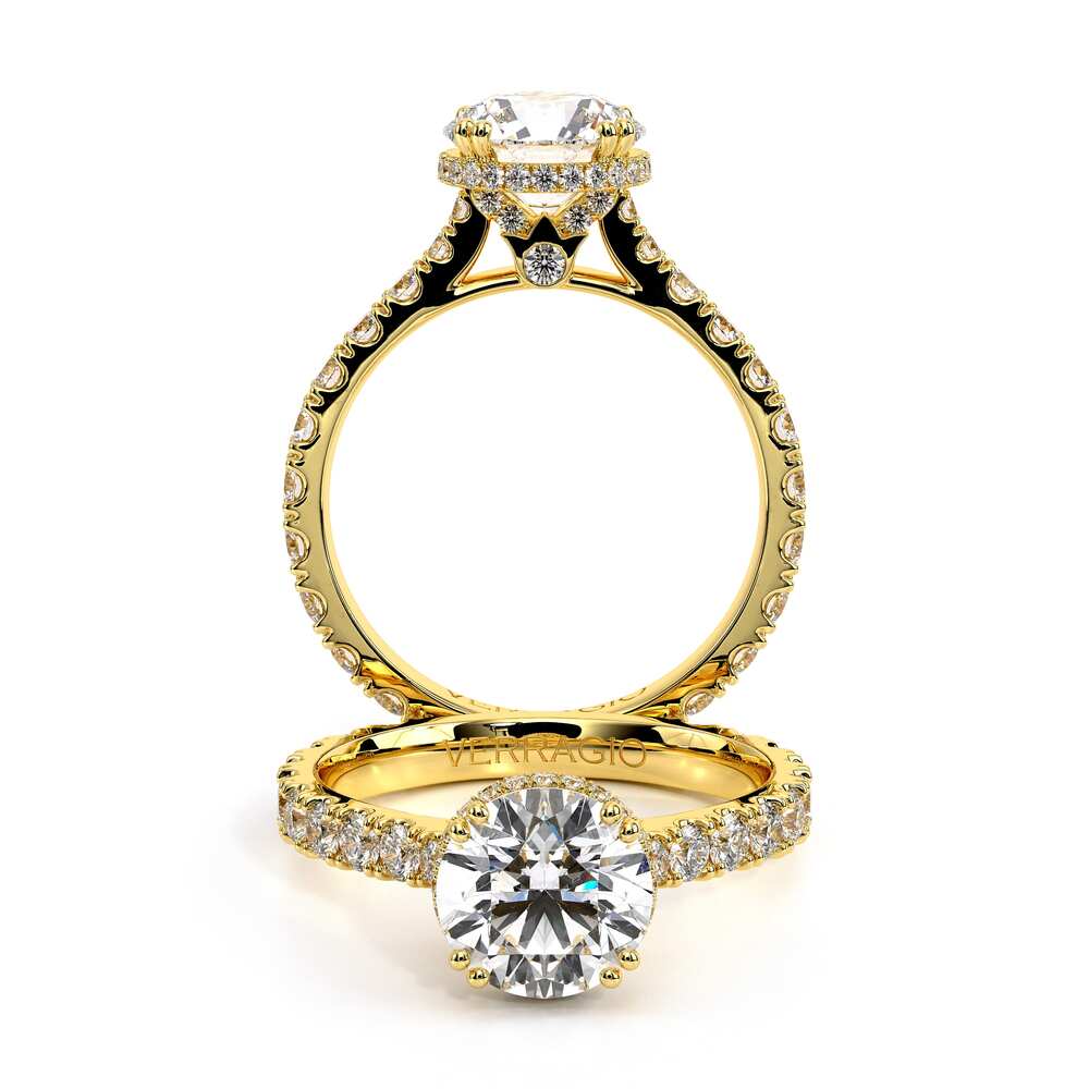 Verragio Halo Round Engagement Ring