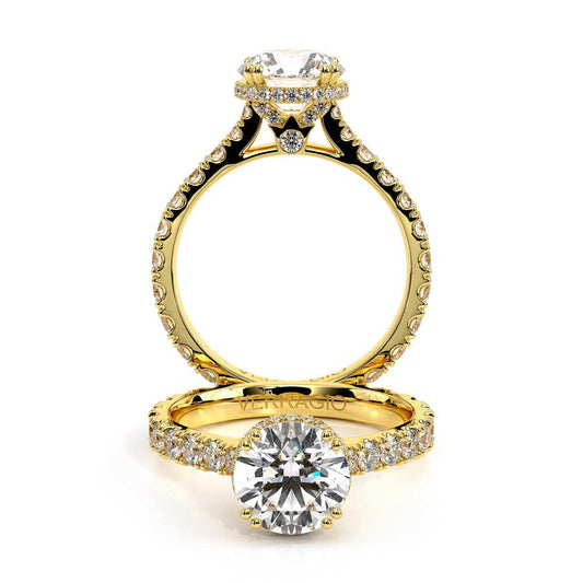 Verragio Halo Round Engagement Ring