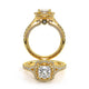 Verragio Halo Princess Engagement Ring