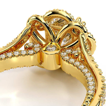 Verragio Halo Princess Engagement Ring