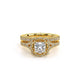 Verragio Halo Princess Engagement Ring