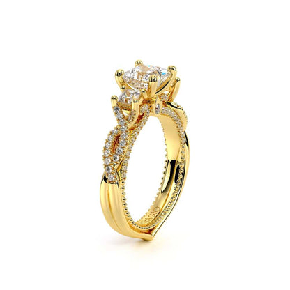 Verragio Three-Stone Princess Engagement Ring