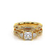 Verragio Three-Stone Princess Engagement Ring