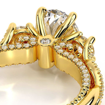 Verragio Three-Stone Oval Engagement Ring