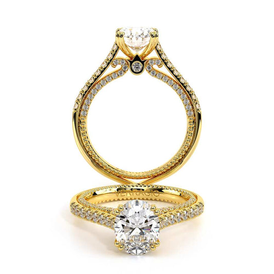 Verragio Pave Oval Engagement Ring