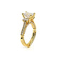 Verragio Three-Stone Emerald Engagement Ring