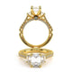 Verragio Three-Stone Emerald Engagement Ring