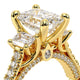 Verragio Three-Stone Emerald Engagement Ring
