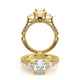 Verragio Three-Stone Oval Engagement Ring