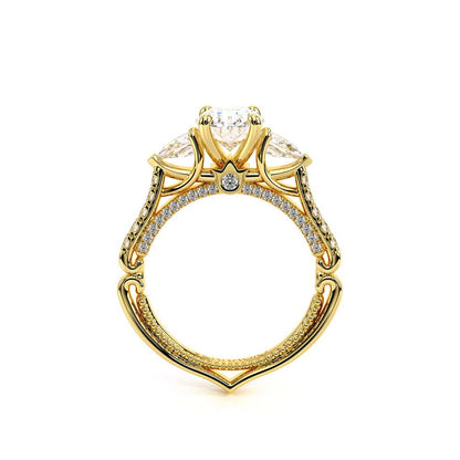 Verragio Three-Stone Oval Engagement Ring