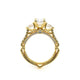 Verragio Three-Stone Oval Engagement Ring