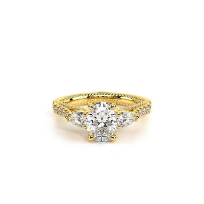 Verragio Three-Stone Oval Engagement Ring