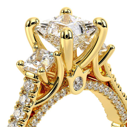 Verragio Three-Stone Princess Engagement Ring