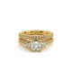 Verragio Three-Stone Princess Engagement Ring