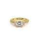 Verragio Three-Stone Round Engagement Ring