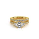 Verragio Three-Stone Round Engagement Ring