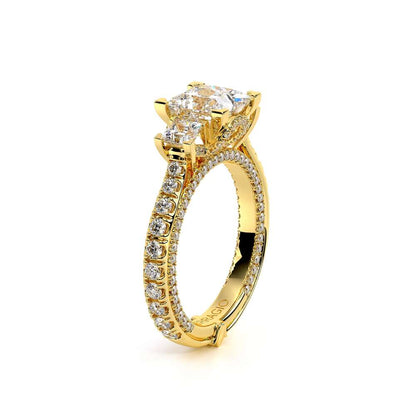 Verragio Three-Stone Princess Engagement Ring