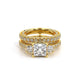 Verragio Three-Stone Princess Engagement Ring