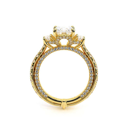 Verragio Three-Stone Oval Engagement Ring