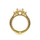 Verragio Three-Stone Oval Engagement Ring