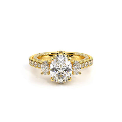 Verragio Three-Stone Oval Engagement Ring