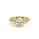 Verragio Three-Stone Oval Engagement Ring