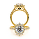 Verragio Halo Round Engagement Ring