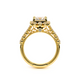 Verragio Halo Princess Engagement Ring