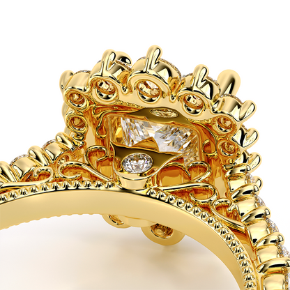 Verragio Halo Princess Engagement Ring