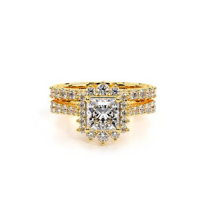 Verragio Halo Princess Engagement Ring