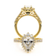 Verragio Halo Pear Engagement Ring