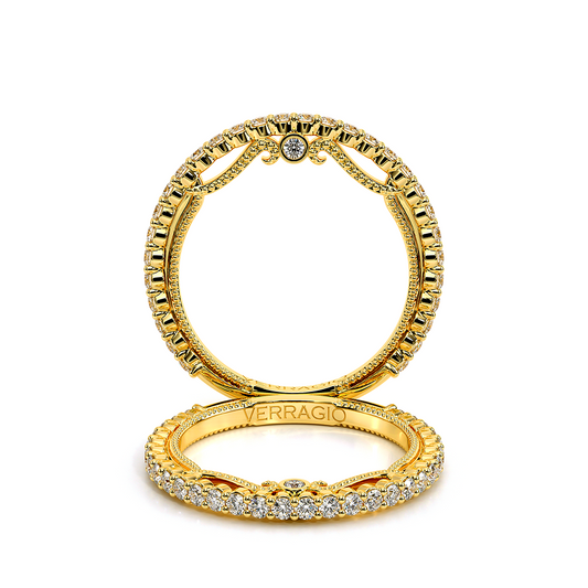 Verragio Halo Round Wedding Band