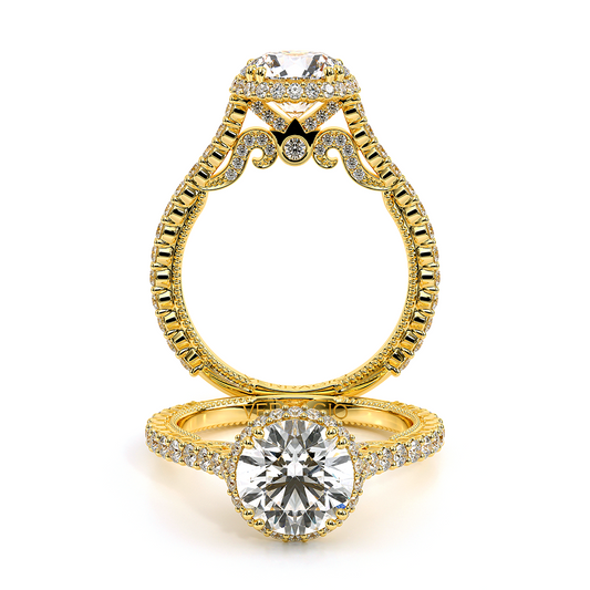 Verragio Halo Round Engagement Ring