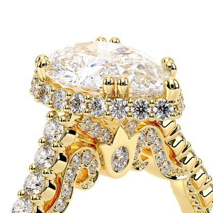Verragio Halo Pear Engagement Ring