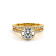 Verragio Halo Round Wedding Band