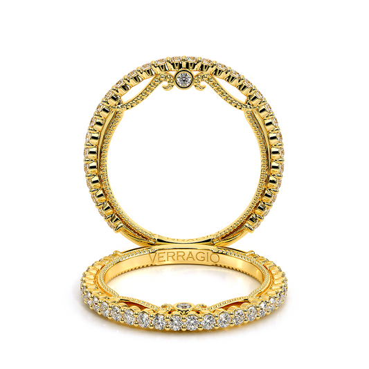 Verragio Halo Round Wedding Band