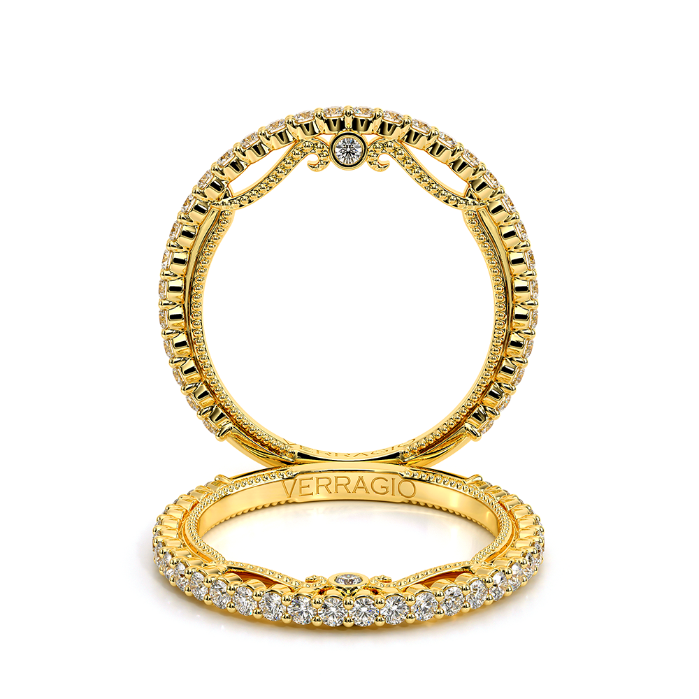 Verragio Halo Round Wedding Band
