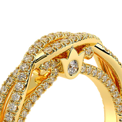 Verragio Halo Round Wedding Band