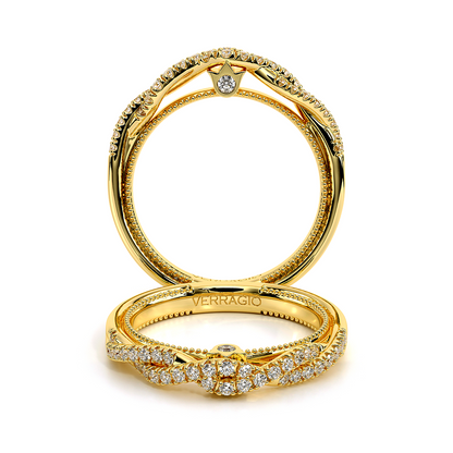 Verragio Halo Round Wedding Band