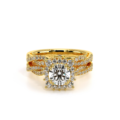 Verragio Halo Round Wedding Band
