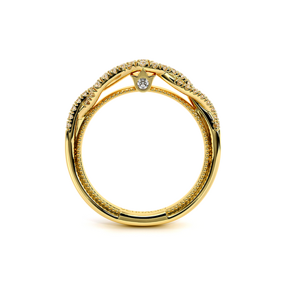 Verragio Halo Round Wedding Band