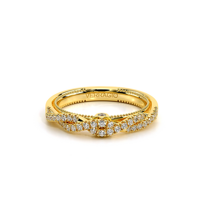 Verragio Halo Round Wedding Band