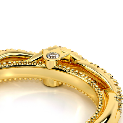 Verragio Halo Round Wedding Band