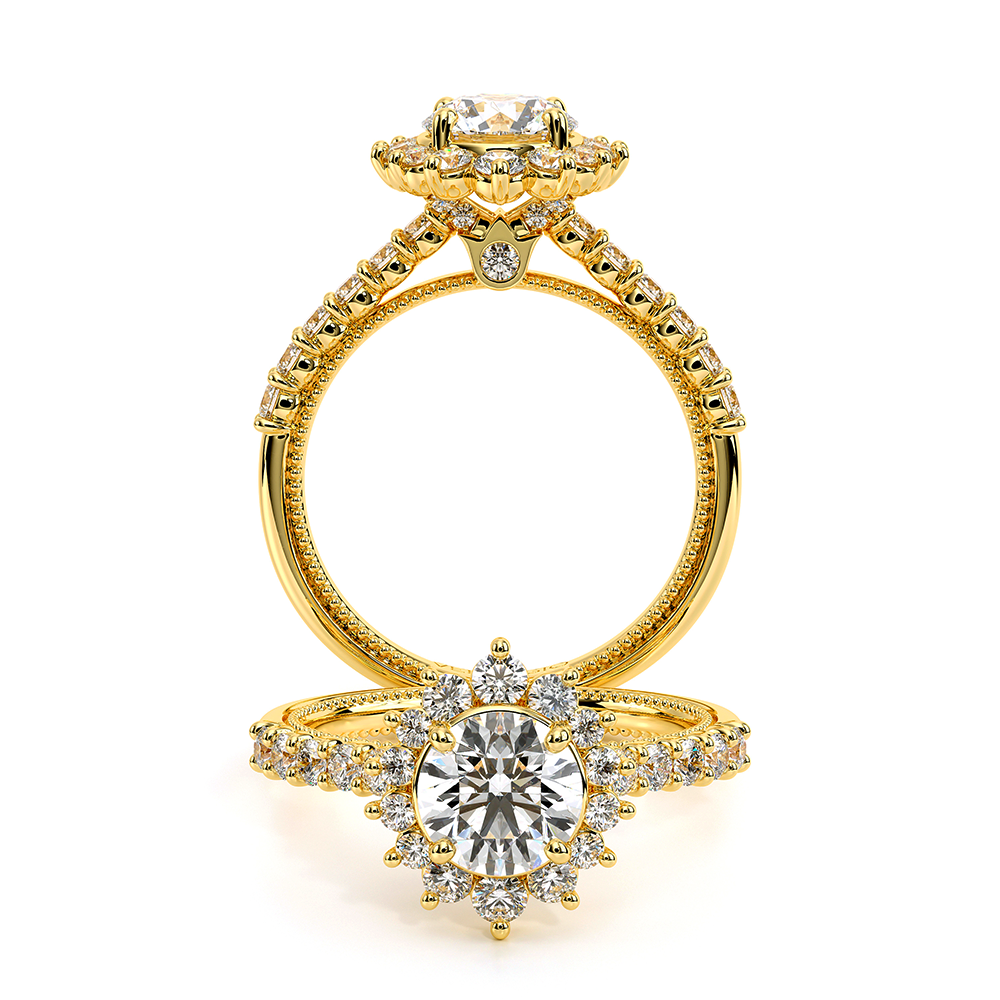 Verragio Halo Round Engagement Ring