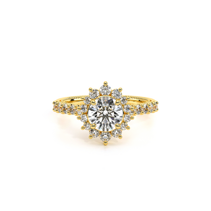 Verragio Halo Round Engagement Ring